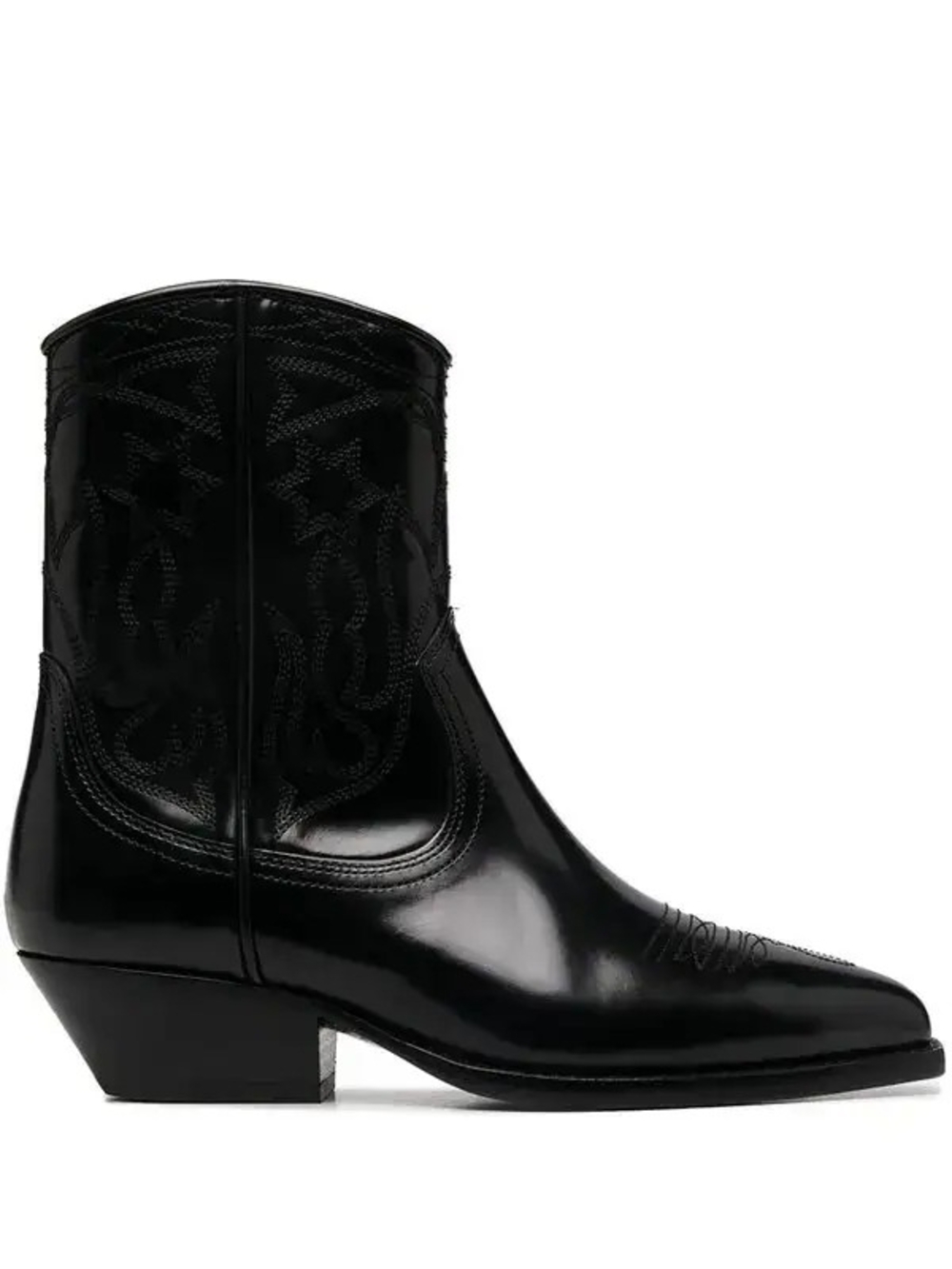 Sandro Jim Cowboy Boots Sz 40 RUNS SMALL 250mm Insole Per Sticker